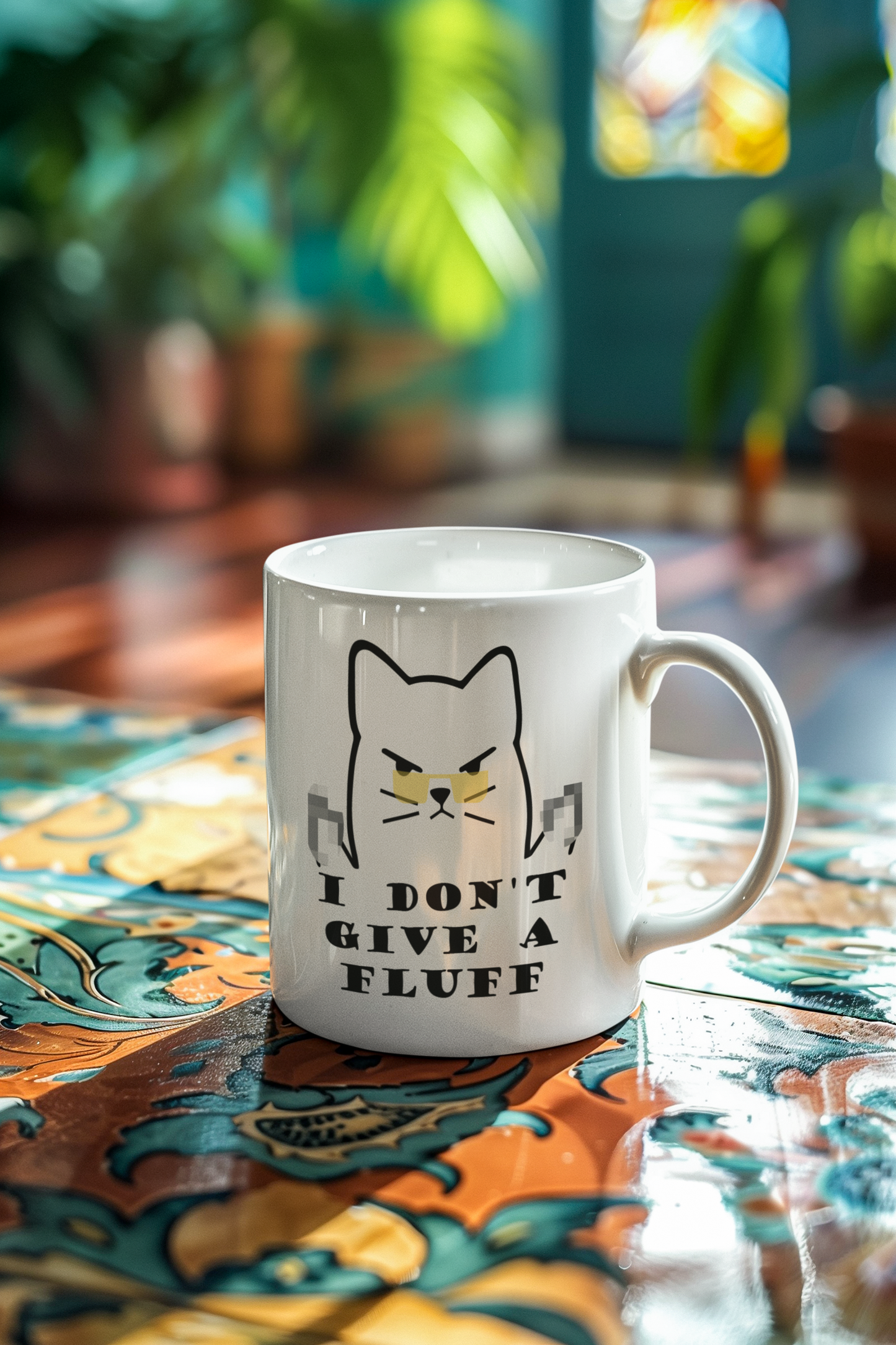 Grumpy-Mug - Give a Fluff - GEPIXELT