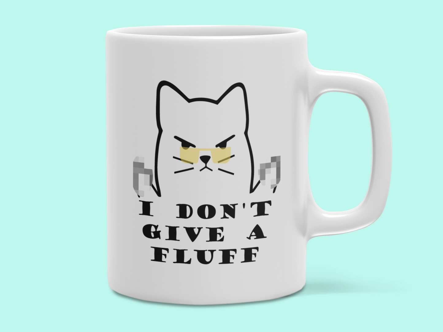 Grumpy-Mug - Give a Fluff - GEPIXELT