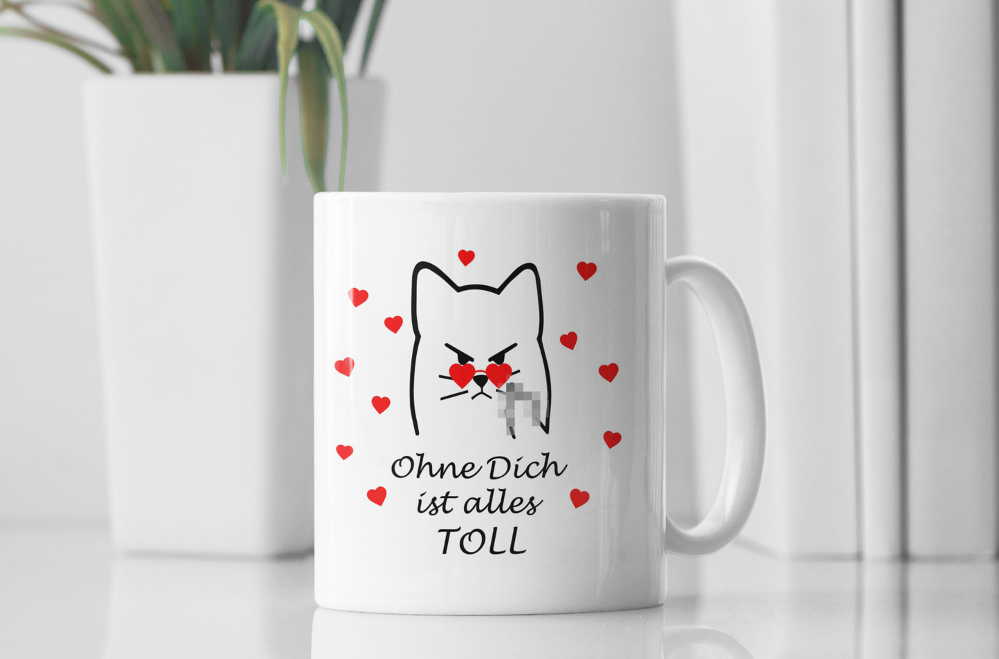 Grumpy-Mug – Alles Toll - GEPIXELT