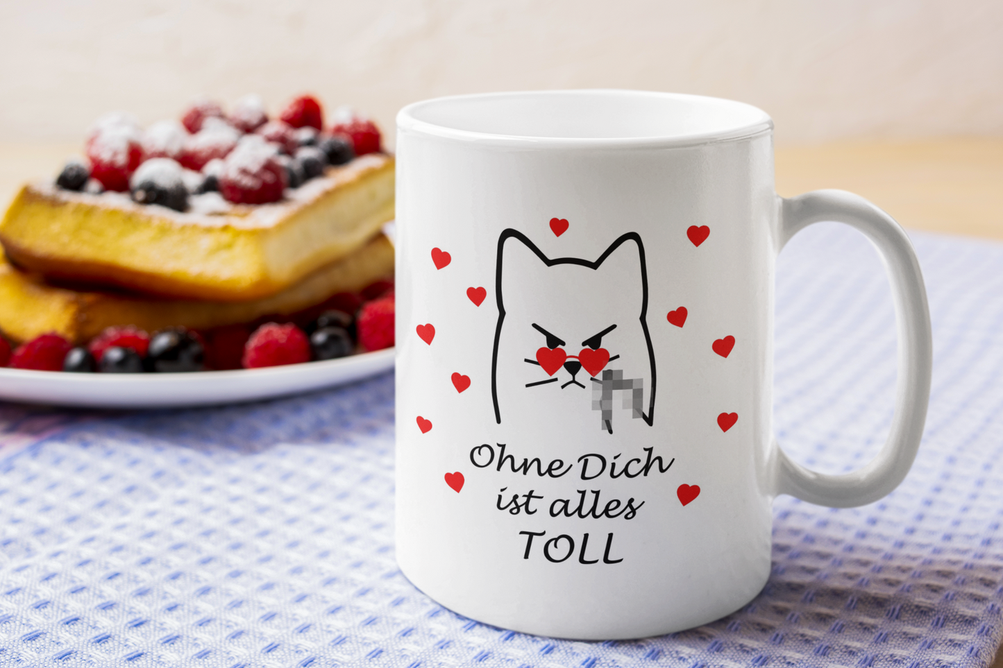 Grumpy-Mug – Alles Toll - GEPIXELT