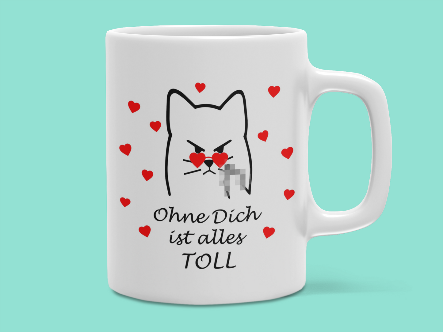 Grumpy-Mug – Alles Toll - GEPIXELT
